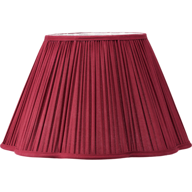 Cotton Empire Lamp Shade ( Uno ), Red, 26" H x 45" W x 45" D