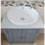 Robbs 650mm Single Bathroom Vanity with Vessel Ceramic Basin-40568172-40568329
