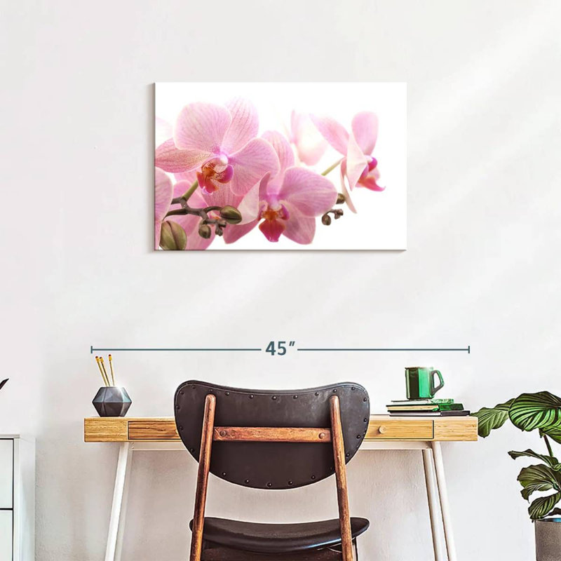 Harnek Dreamy Violet Orchids, 20'' H x 30'' W