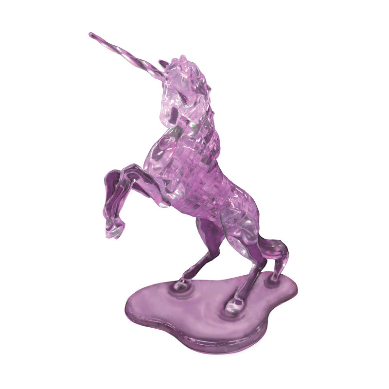 Licorne de cristal 3D