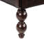 Table basse rectangulaire rétro avec tiroir de rangement, pieds en forme de gourde, imperméable et chauffant, plateau de table à assemblage rapide en 5 minutes, simple