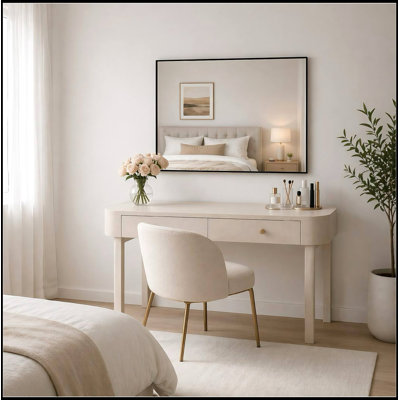 Rectangalur Esme avec cadre en métal