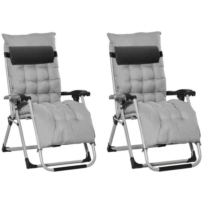 Cacie 65cm Long Reclining Zero Gravity