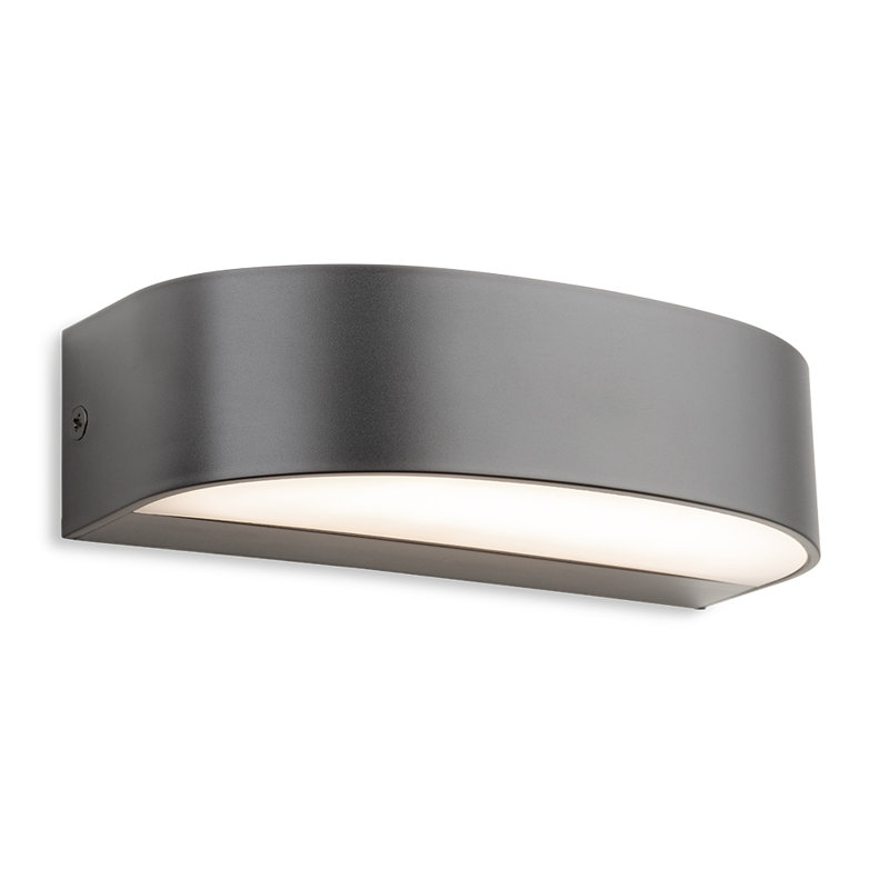 Graphite 4.6cm H Integrated LED Outdoor Sconce