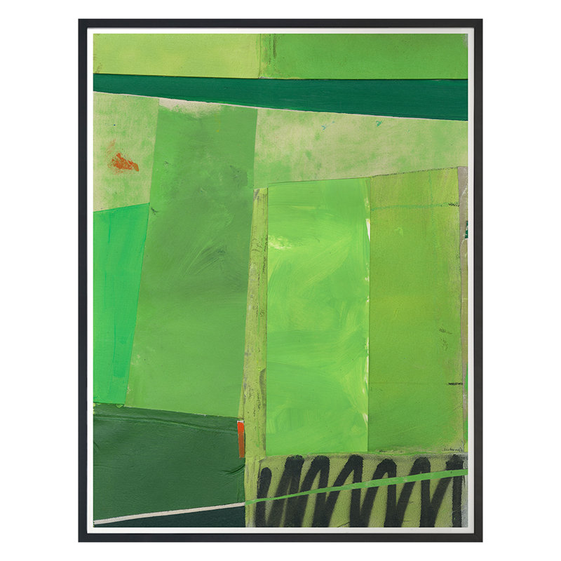 Mint Cooler Print by Ngo, PC, Black Framed, 24" H x 21" W
