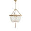 Lustre tambour unique à 3 lumières Tessica