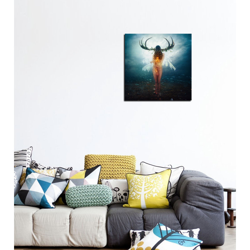 « shelter » par mario sanchez nevado, impression sur toile tendue, H 18 po x l 18 po