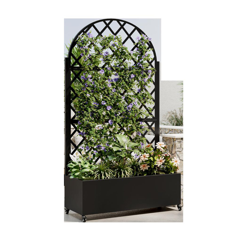 Mobile Metal Planter Box