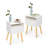 2-Piece Modern Bedside Table