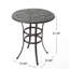 Table de bar d'extérieur en fonte d'aluminium