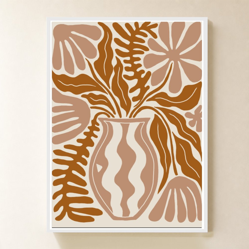 «Calming Floral» par Louise Lucas, impression sur toile