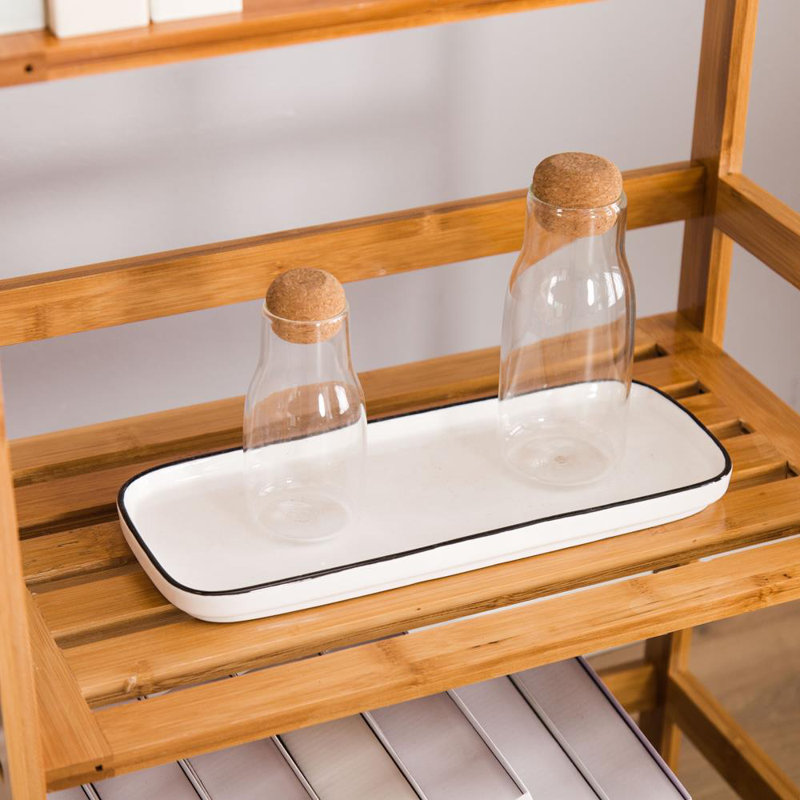 48.26cm W Solid Wood Shelving Unit