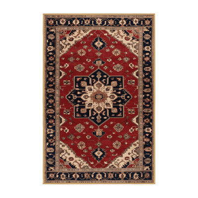 Machine Washable Persian Brown Area Rug