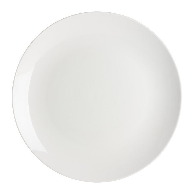 Tillman Ceramic Dinnerware - Set of 16, White