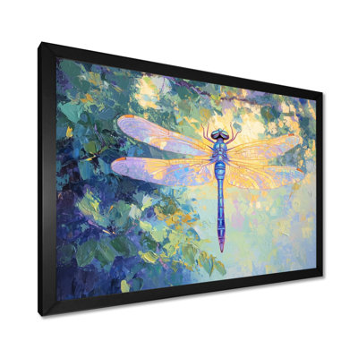 Iridescent Wings Of A Dragonfly I - Libellule, art mural