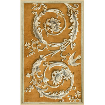 Antique Scroll 2 Print by Lillian August