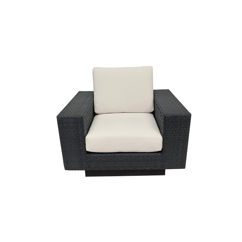 Aceline 4-piece Outdoor Seating Group with Swivel Chairs and Sunbrella Cushions