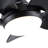 30 In Intergrated Led Ceiling Fan Lighting With Abs Blade-2137442176
