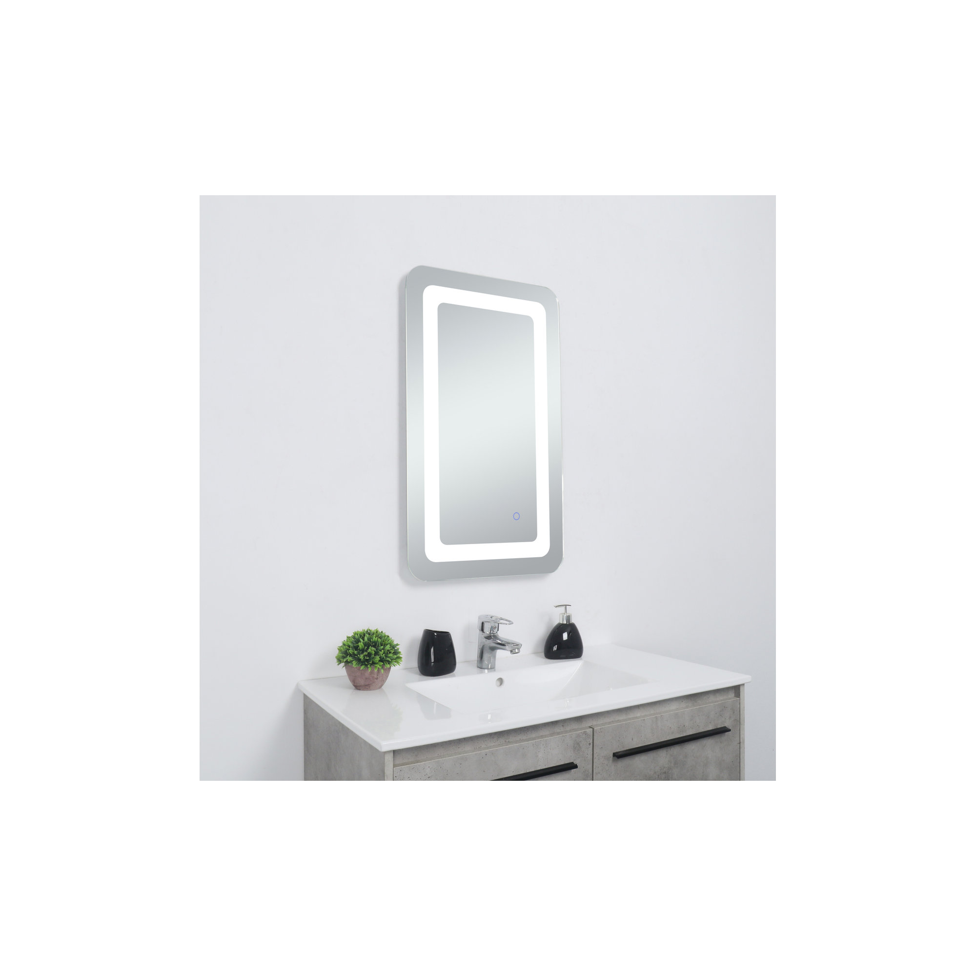 Juliane Mirror, 30" x 27", Rectangle