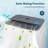 12000 BTU Portable Air Conditioner with Dehumidifier & Fan, 3 Fan Speeds,24H Timer, Remote,Automatic Defrosting