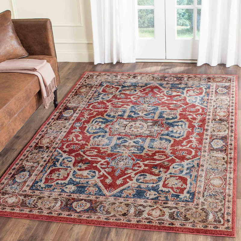 Safia Oriental Hand Woven Area Rug, Rectangle 201 x 274 cm