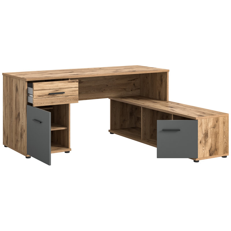 Styrman L-Shaped Executive Desk