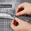 Microfiber Chequered Duvet Cover Set-125590773