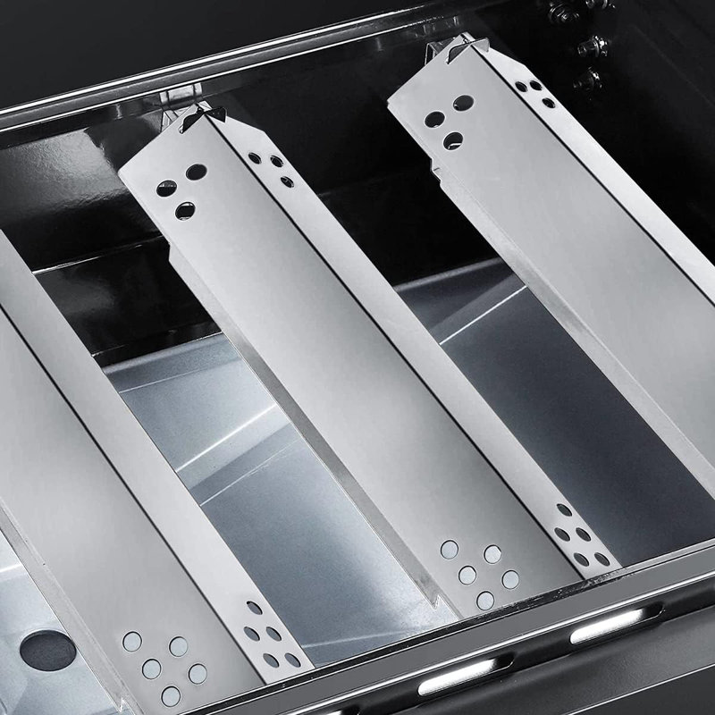 Quickflame 5'' W x 16'' D Metal Heat Plate