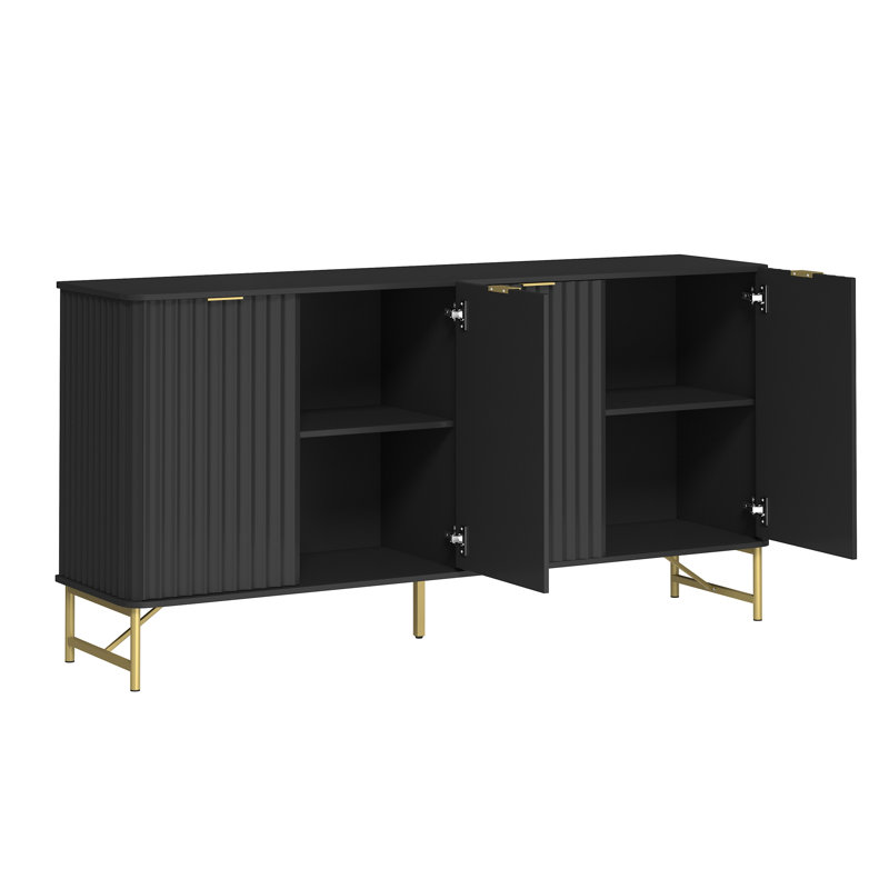 Bannon 62.99" Wide Sideboard, Black