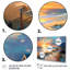 «Beach Road To Majestic Sunset» sur toile-1209203074-1209203075