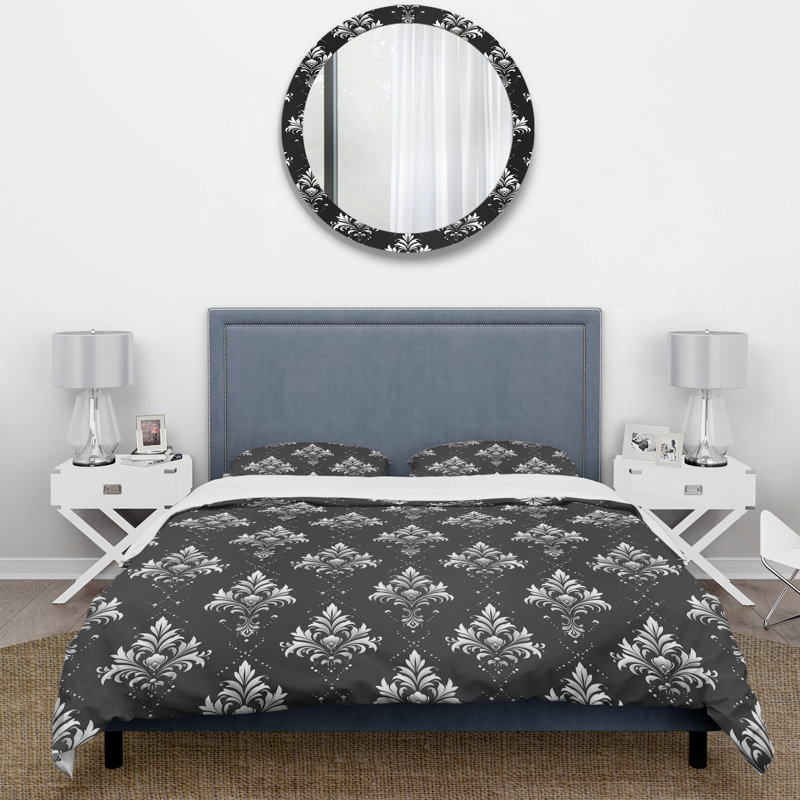 Ensemble de housse de couette Traditional, Housse de couette simple et deux taies décorative