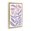 Toile flottante encadrée «Wavy Purple Blooms» par Martina Pavlova-1551264707-1555191430