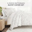 Ensemble de housse de couette à motif de vignes Simply Soft-24357485-24357488