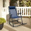 Chaise berçante d'extérieur en métal Myiesha-967939697