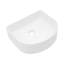 15.69"X13.69" White Ceramic Vessel Bathroom Sink