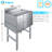 AmGood Underbar Ice Bin 18.5 in. x 24 in. x 30 in.