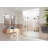 Stellar 72.5 in. 58.25 in. Frameless 3 Panel Inline Bathtub Shower Door-90763877