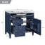 Meuble-lavabo moderne 36 po avec lavabo supérieur, armoire de rangement avec 2 tiroirs et un tiroir basculant-274987280