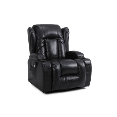 Convery Faux Leather Heated Massage Chair