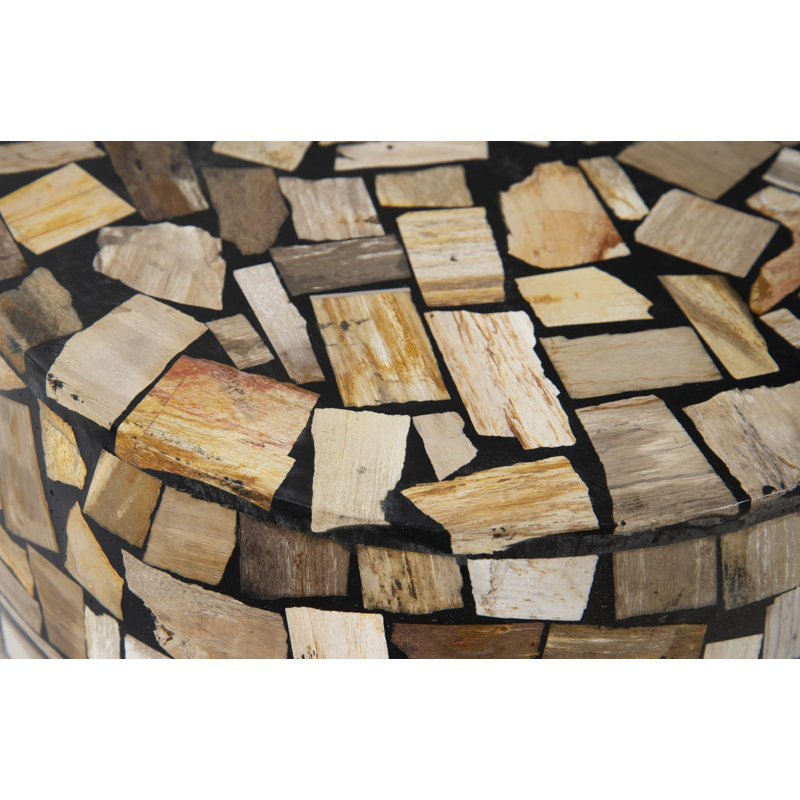 Petrified End Table