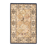 Classic One-of-a-Kind 2'8" X 4'1" Hand Knotted Area Rug