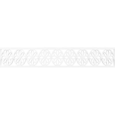 Moulure de charpente en PVC de qualité architecturale l 46 5/8 po x H 8 po x T 3/8 po