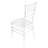4Pcs PC Clear Stacking Elegant Dining Chairs