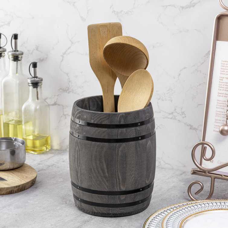 Loon Peak® Acacia Wood Utensil Holder