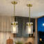 Levona 1 - Light Large Kitchen Island Pendant With Clear Hammered Glass Shade(Set Of 2)-2101498499