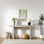 Console de 63 po en bois de style minimaliste moderne pour le hall d'entrée et le salon avec 2 tiroirs-914921355