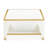 La Terrazza Rectangular Cocktail Table - Creamy Pearl