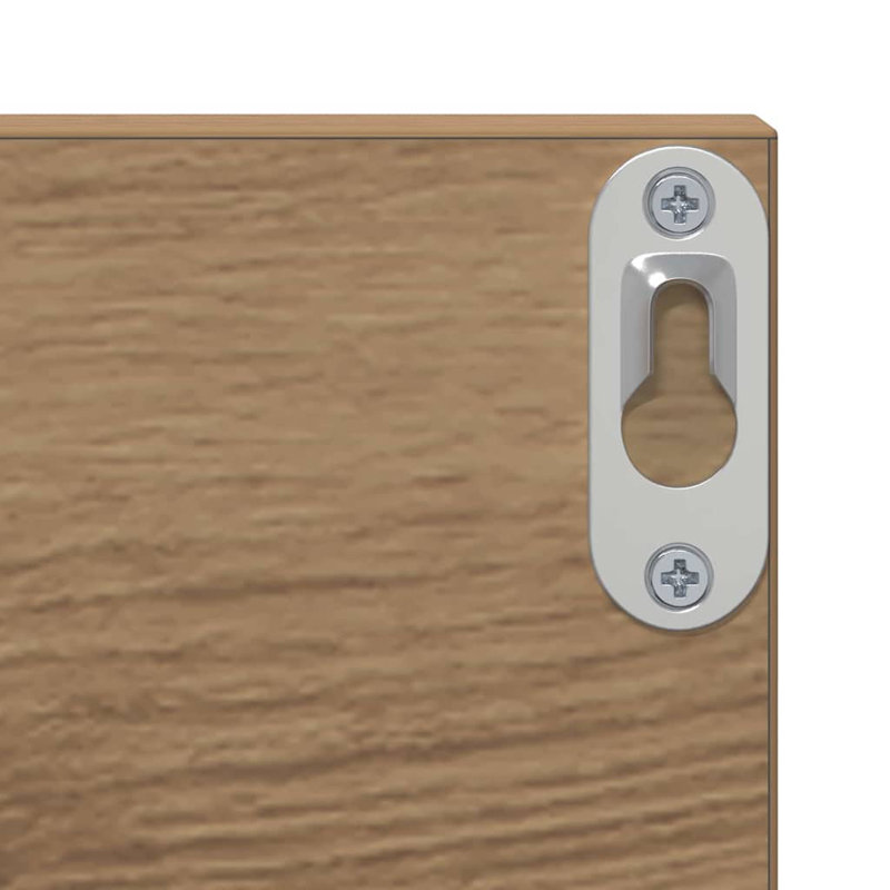 Wall Shelves 2 Pcs 80 X 11.5 X 18 Cm Engineered Wood, Artisan Oak