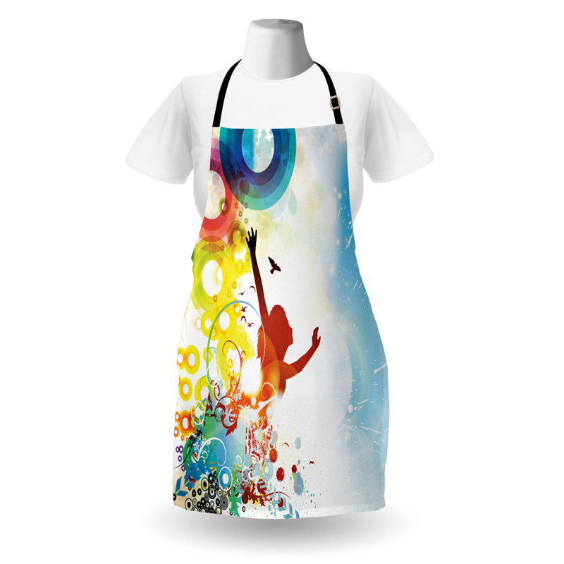 No Pattern Bib Apron