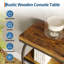 39 in Modern Console Table for Entryway, 4 Tier Hallway Table with Storage-1158966919-1158967672